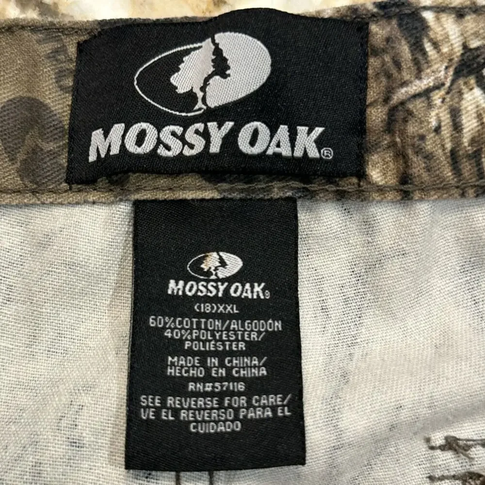 Mossy Oak Youth Size 18 XXL (29 x 30) Camo Cargo Pants